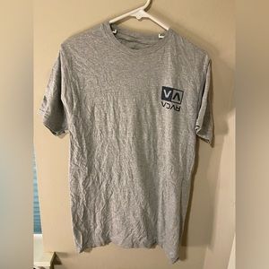 Grey RVCA tee shirt size medium fits like a small